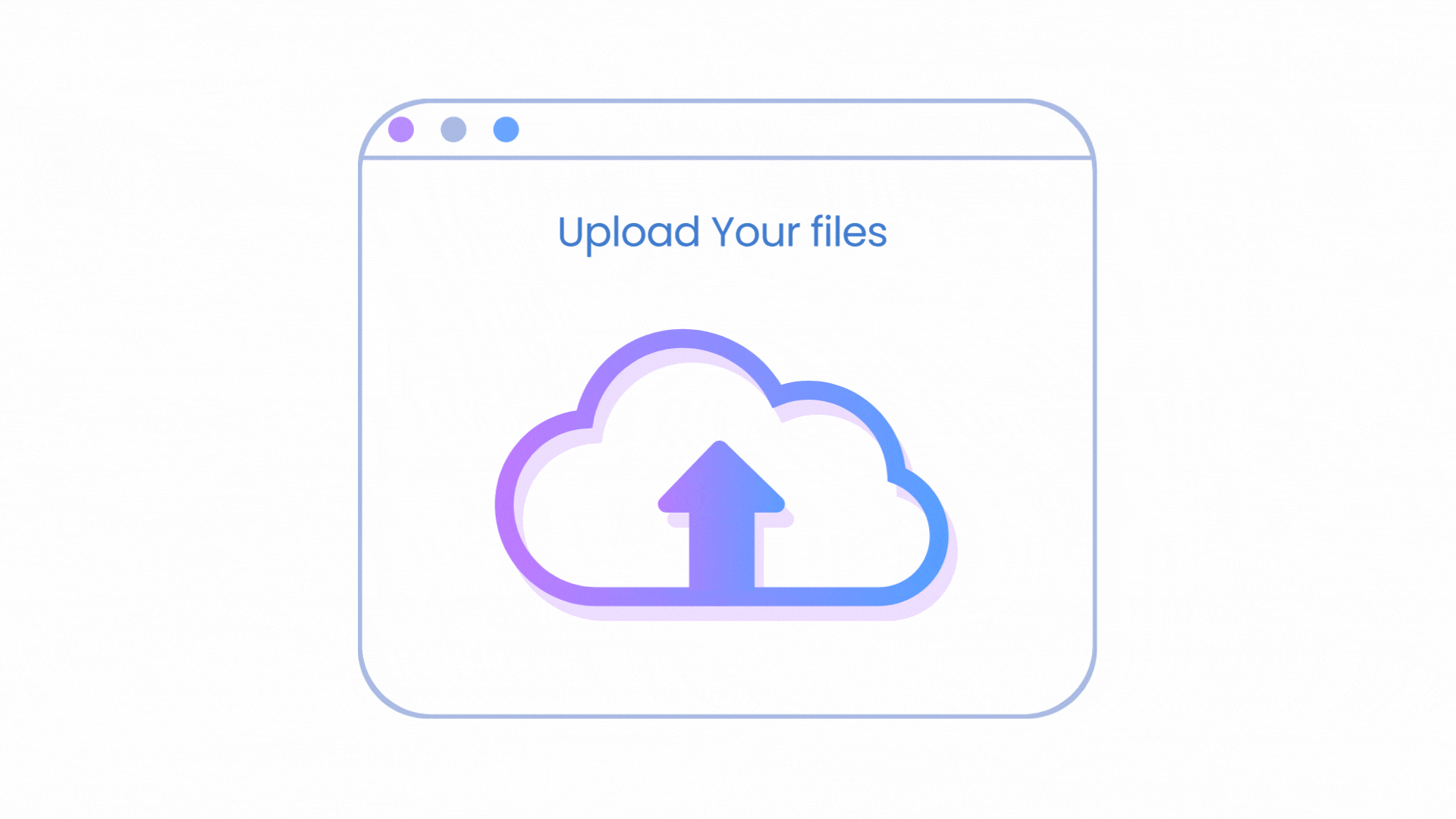Upload step demonstration